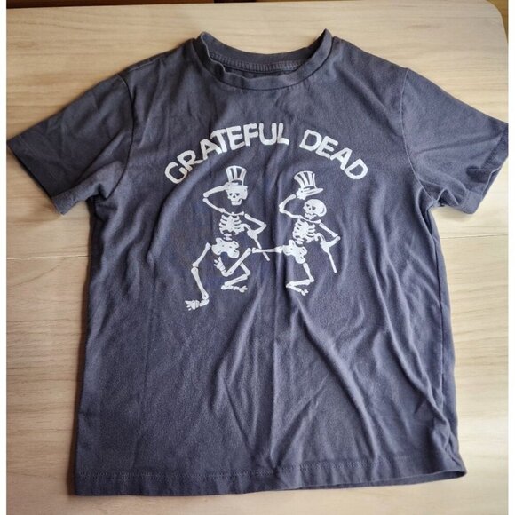 Grateful Dead Kids T-Shirt Size Small 6/7 Dancing Skeletons Official April 2023 - Picture 1 of 3